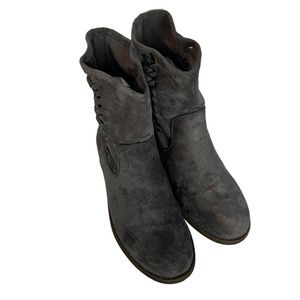 MOJO MOXY GRAY SUEDE BOOTS SIZE 7 LIKE NEW!
